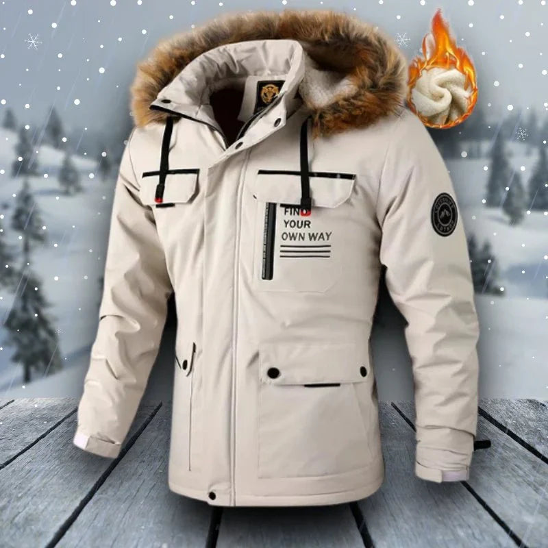 ArcticWolf™ | Veste d'hiver chaude à capuche